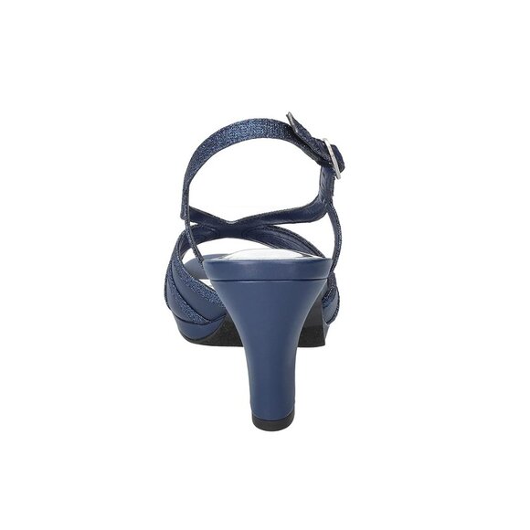 NiB Easy Street Women's Starlight Pump Evening Heels Navy Size 7.5 M $70 RY1318 - Picture 3 of 6